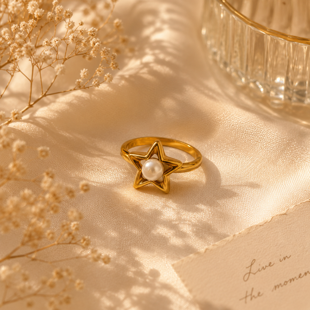 Star Pearl Ring