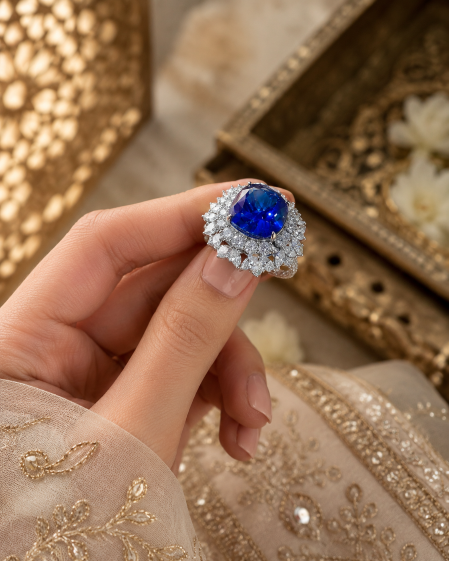 Blue Dynasty AD Anti Tarnish Ring