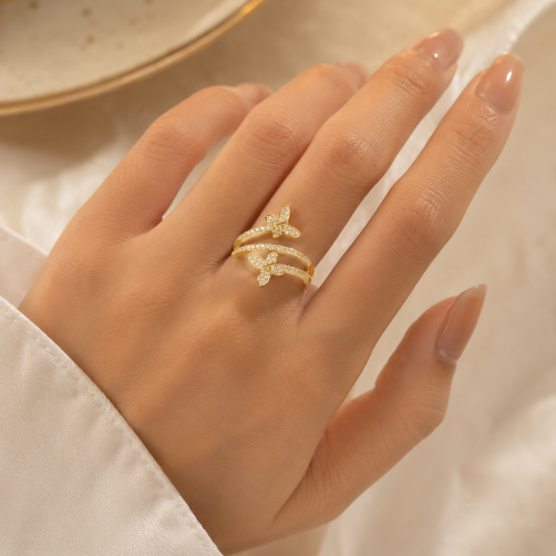 Butterfly Kiss RIng