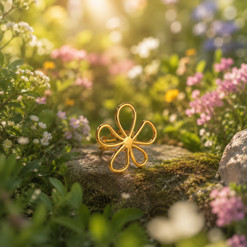 Blushing Flower Ring