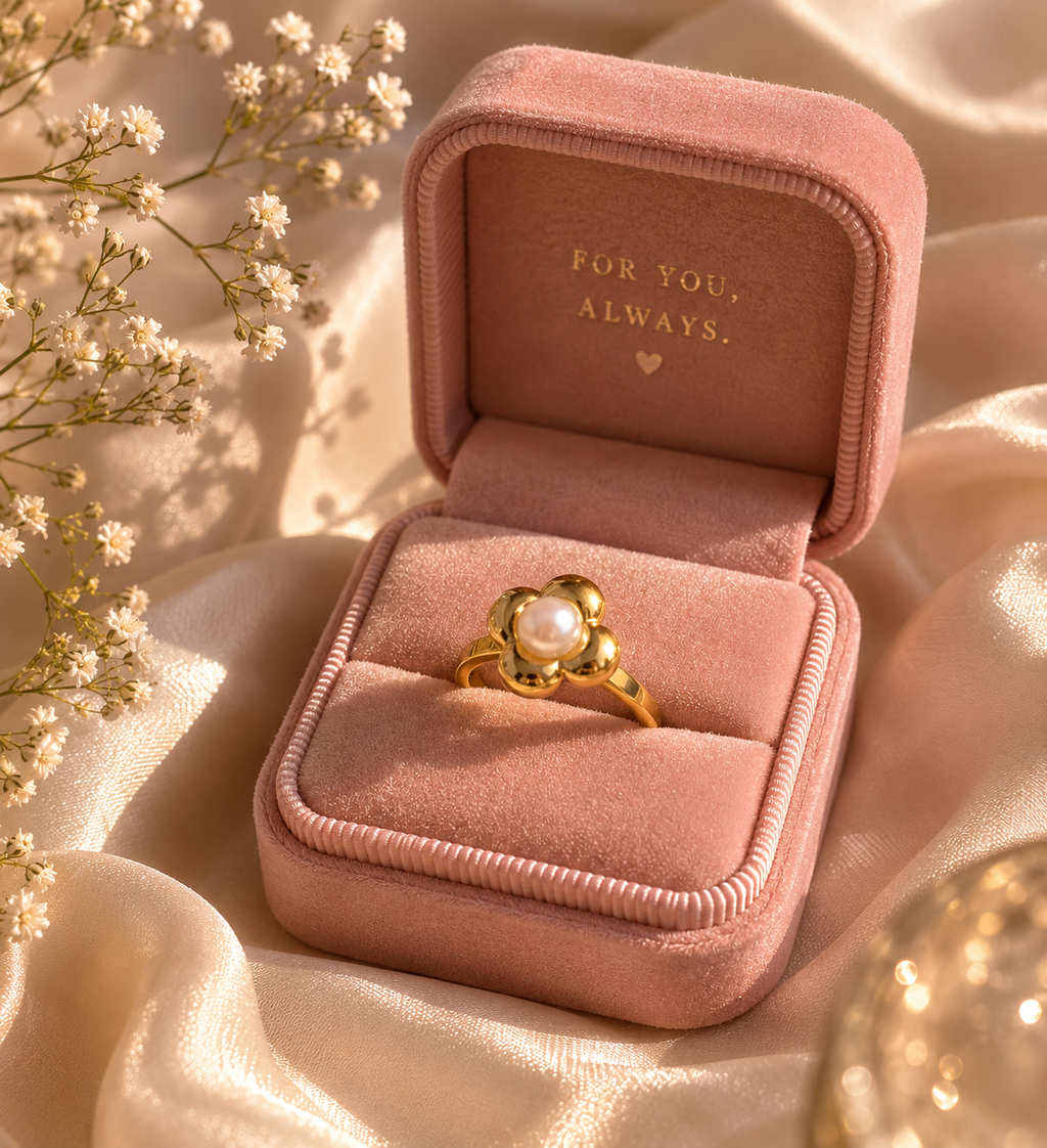 Pearl Petal Ring