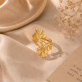 Leaf Whisper Ring