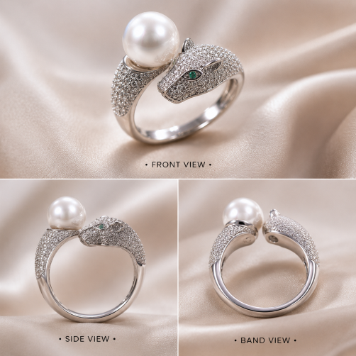 Pearl Of Athena Anti Tarnish Ring