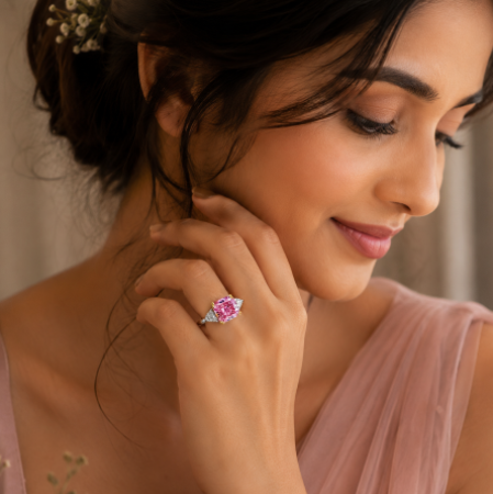 Pink Promise AD Anti Tarnish Ring