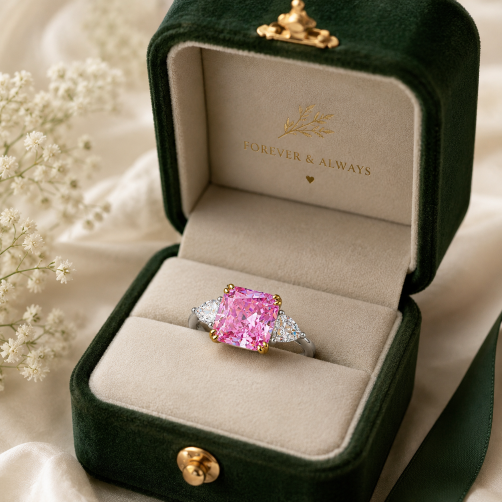 Pink Promise AD Anti Tarnish Ring