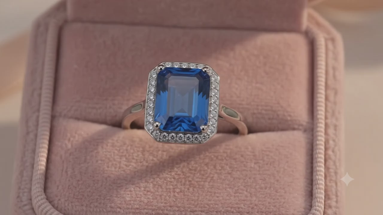 Midnight Sapphire AD Anti Tarnish Ring