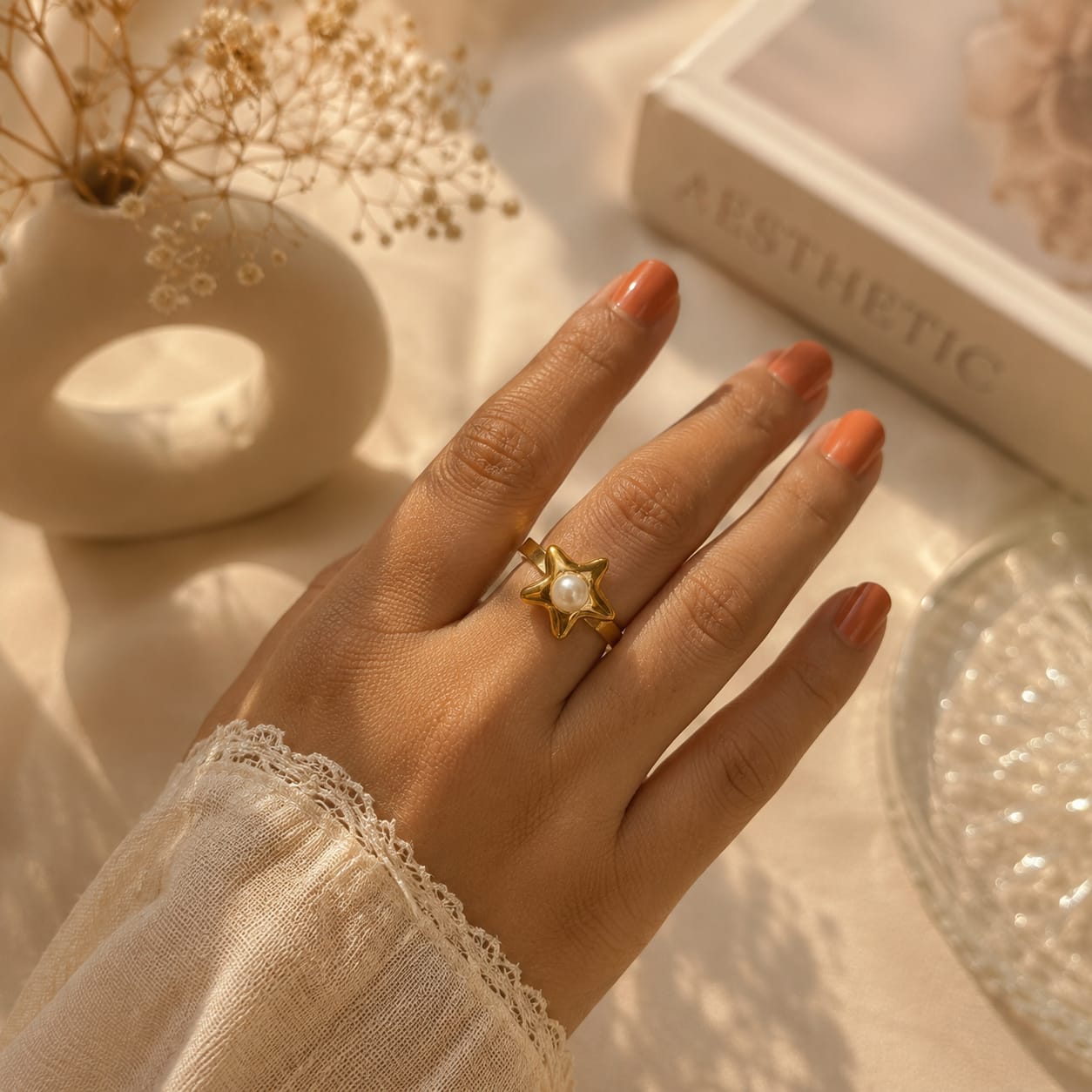 Star Pearl Ring