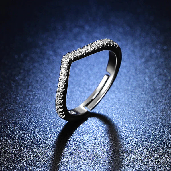 Silver Venki AD Anti Tarnish Ring