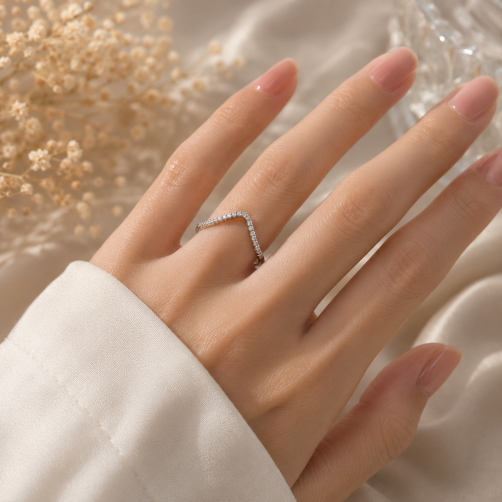 Silver Venki AD Anti Tarnish Ring