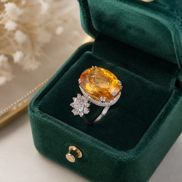 Golden Empress AD Anti Tarnish Ring