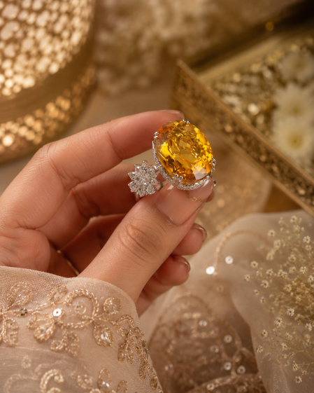 Golden Empress AD Anti Tarnish Ring